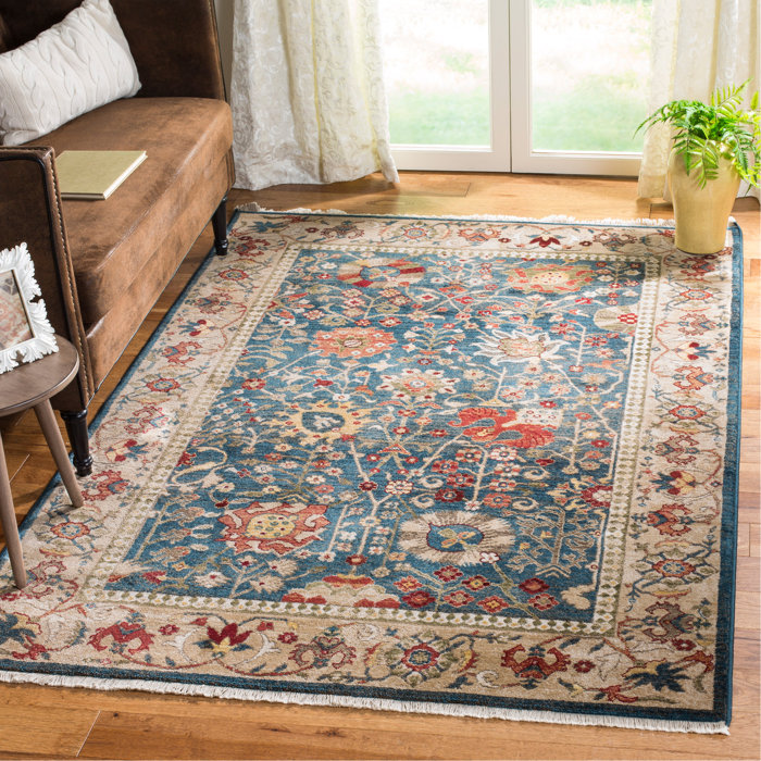 World Menagerie Kurtz Performance Blue Rug & Reviews Wayfair